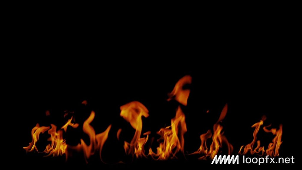 Blue Fire flame effect – Free stock video footage