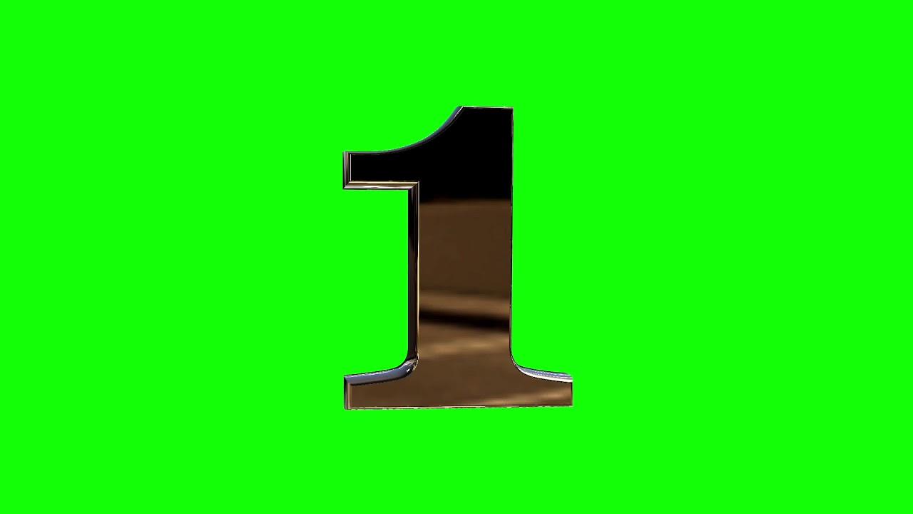 Number One 3D Text | Free Download – anoerone