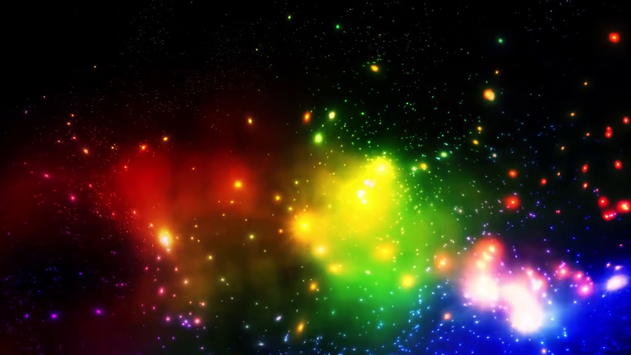 Colorful Light Patterns Animation Rainbow Light Particle Animation | Free Download – anoerone