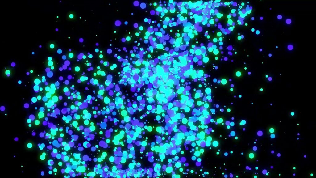 Blue Glow Particle Animation – Free HD Stock Footage Loop