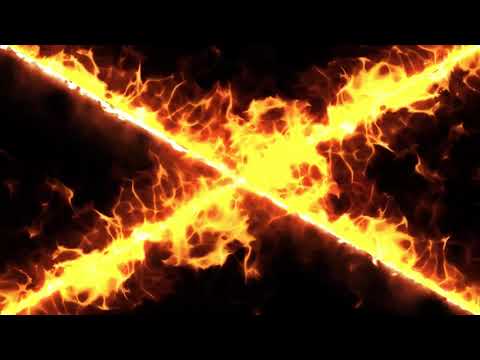 Fire Cross Line Loop Effect – Free HD Stock Footage Loop