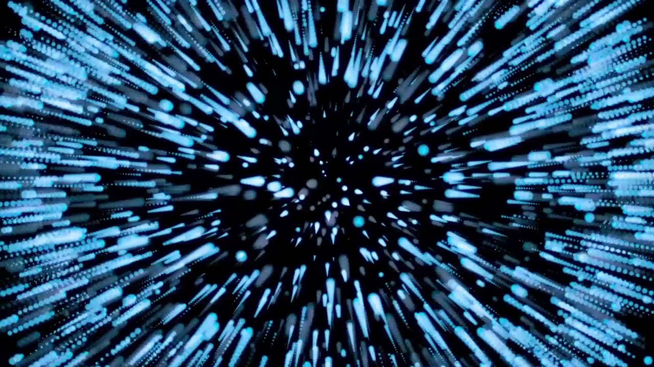 Blue Particle Animation | Free Download – anoerone