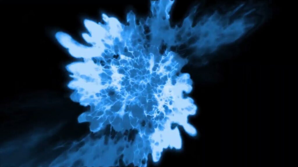 Blue Fire Circle Animation – Free HD Stock Footage Loop