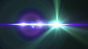 Blue Line Lens Flare Background – Free Stock Video Download HD