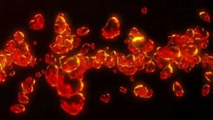 Free Heart Particle Background Animation – HD Seamless Loop Stock Video