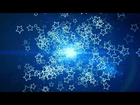 Blue Star Particle Motion Graphics – Free HD Stock Footage